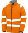 RS505 R505X Result Recycled Printable Safety Soft Shell Jacket Fluorescent Orange colour image